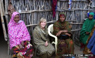 Siena Anstis (second from left) sits with chai shop owners in Habaswein in North Eastern Kenya; the Somali area of the country is sometimes called the Forgotten Kenya. “The big boss was remarkable and very efficient,” says Anstis. “Her daughter was the only woman to have gone to work for government and become a ‘role model’ for a lot of the younger women.”  